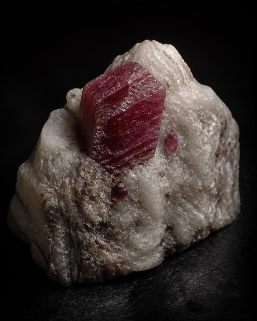 Natural rough Ruby specimen from Mogok, Burma